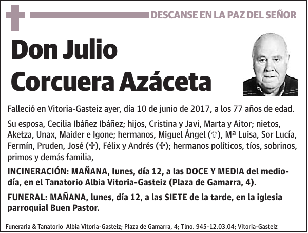 Julio Corcuera Azáceta