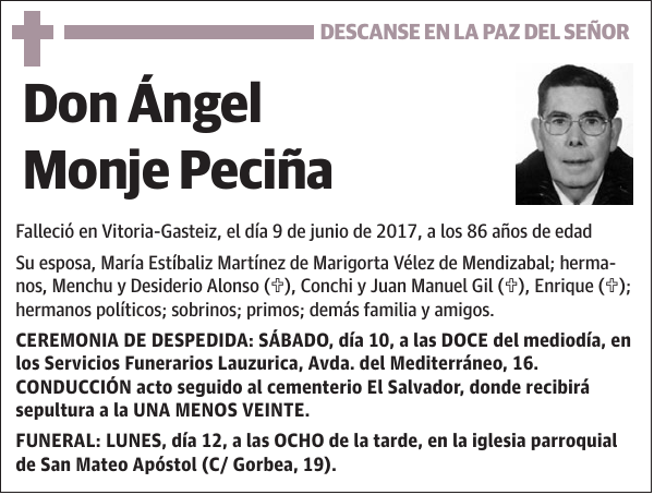 Ángel Monje Peciña