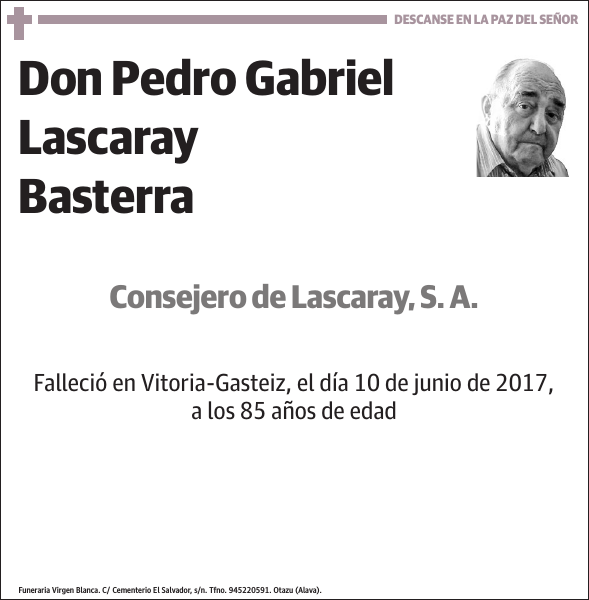 Pedro Gabriel Lascaray Basterra