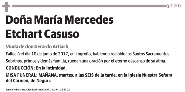 María Mercedes Etchart Casuso