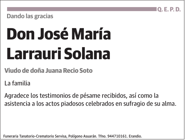 José María Larrauri Solana