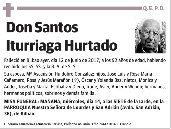 Santos Iturriaga Hurtado