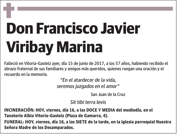 Francisco Javier Viribay Marina