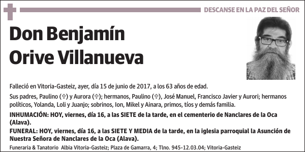 Benjamín Orive Villanueva