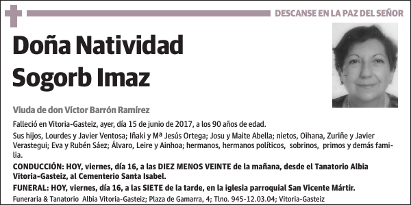Natividad Sogorb Imaz
