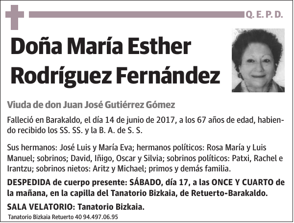 María Esther Rodríguez Fernández