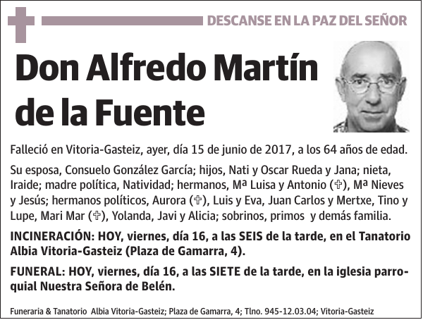 Alfredo Martín de la Fuente