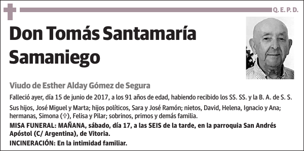 Tomás Santamaría Samaniego