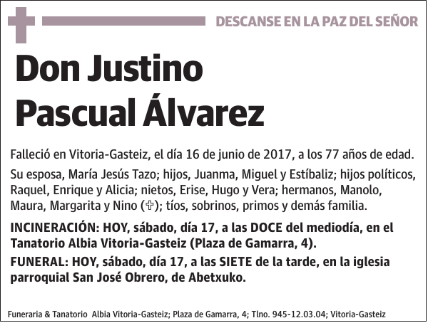 Justino Pascual Álvarez