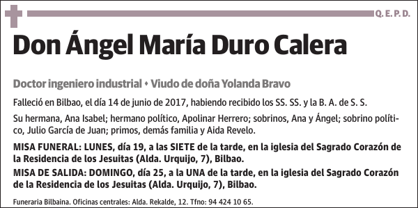 Ángel María Duro Calera