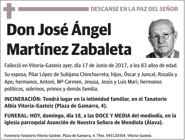 José Ángel Martínez Zabaleta