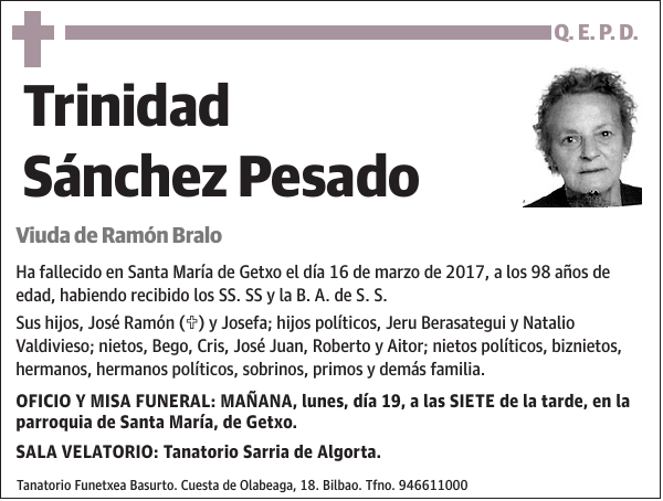 Trinidad Sánchez Pesado