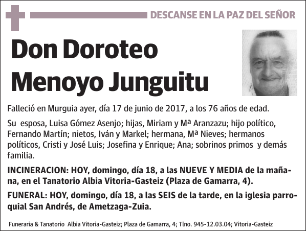 Doroteo Menoyo Junguitu