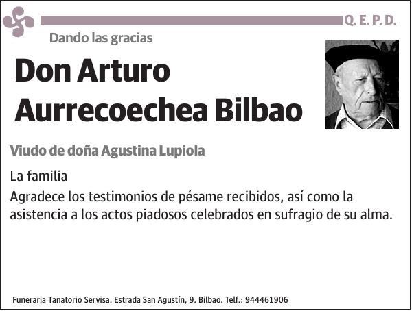 Arturo Aurrecoechea Bilbao