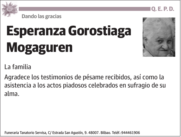 Esperanza Gorostiaga Mogaguren