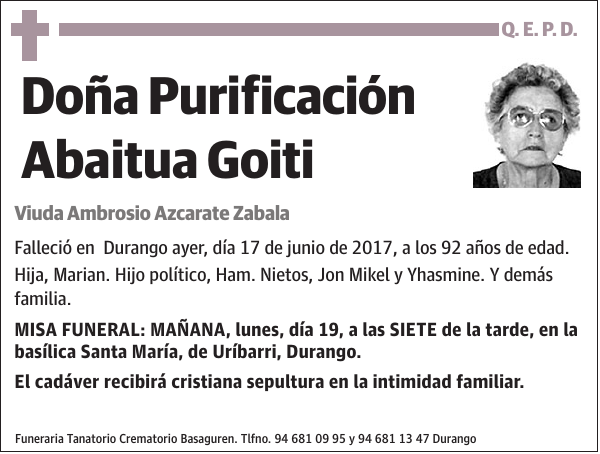 Purificación Abaitua Goiti