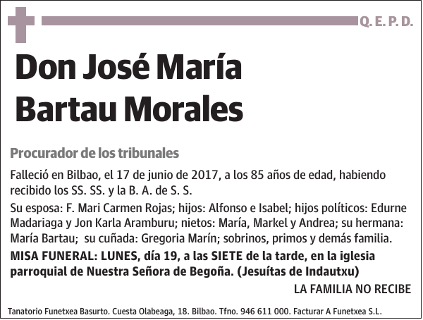 José María Bartau Morales