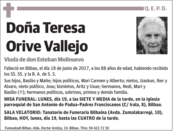 Teresa Orive Vallejo