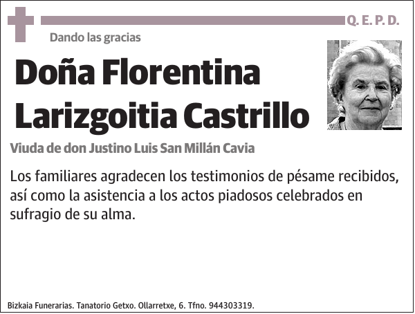 Florentina Larizgoitia Castrillo