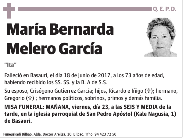 María Bernarda Melero García