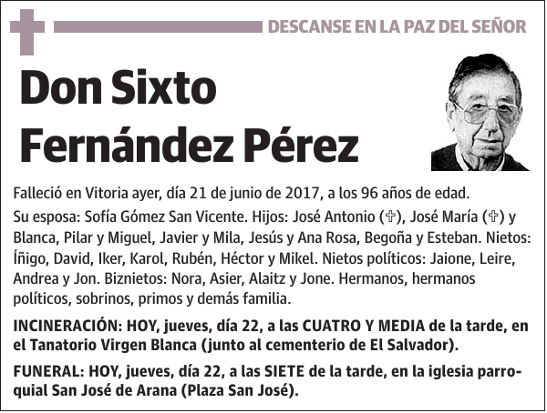 Sixto Fernández Pérez