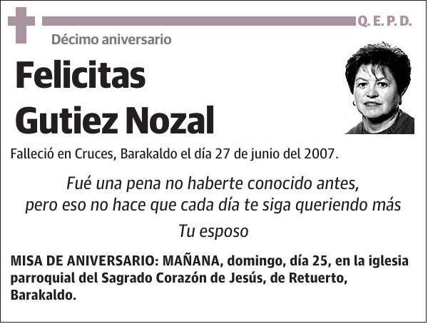 Felicitas Gutiez Nozal