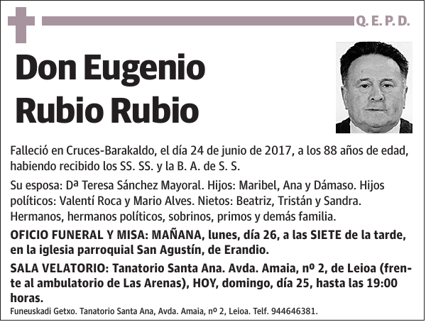 Eugenio Rubio Rubio