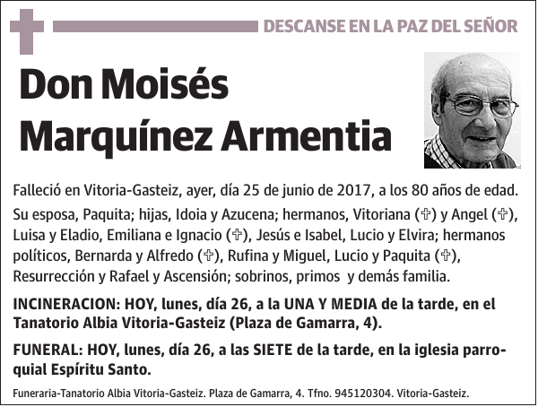 Moisés Marquínez Armentia