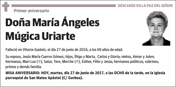 María Ángeles Múgica Uriarte