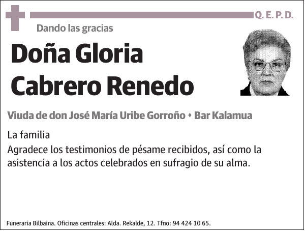 Gloria Cabrero Renedo