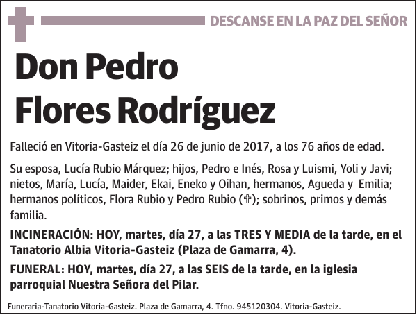 Pedro Flores Rodríguez