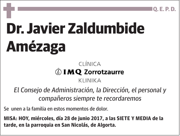 Javier Zaldumbide Amézaga