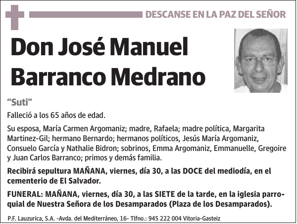 José Manuel Barranco Medrano