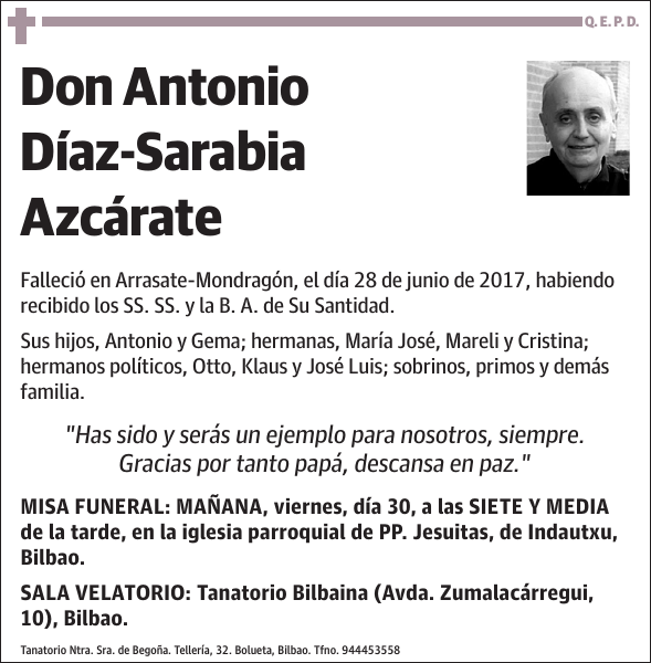 Antonio Díaz-Sarabia Azcárate