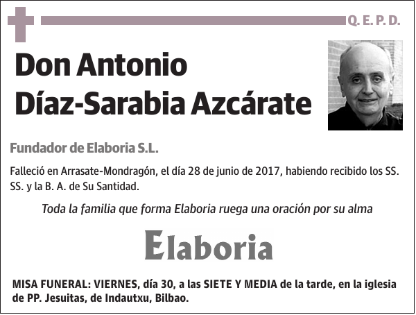 Antonio Díaz-Sarabia Azcárate