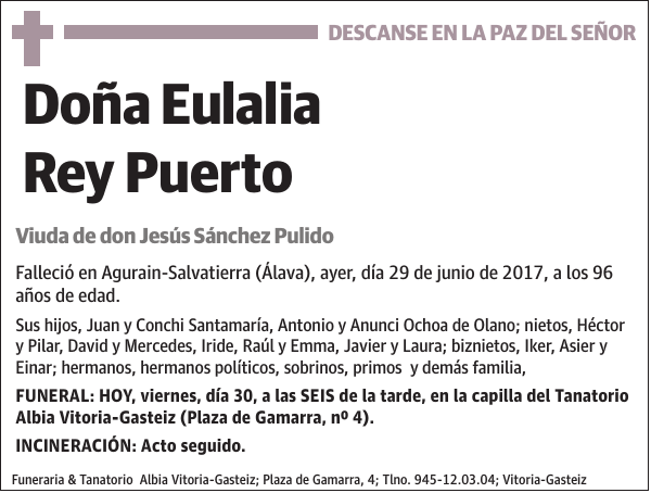 Eulalia Rey Puerto