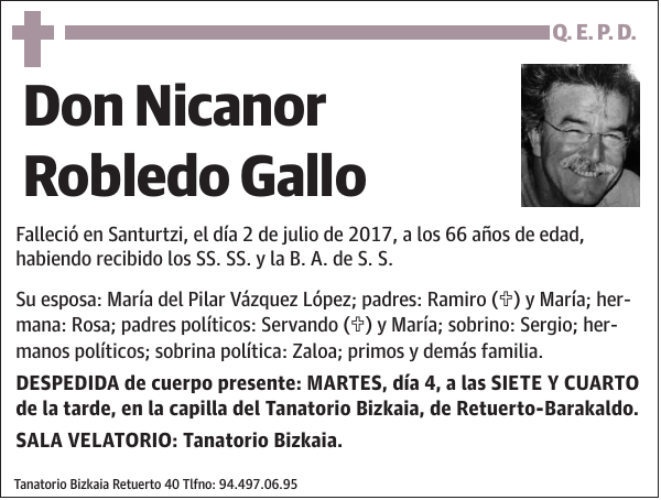 Nicanor Robledo Gallo