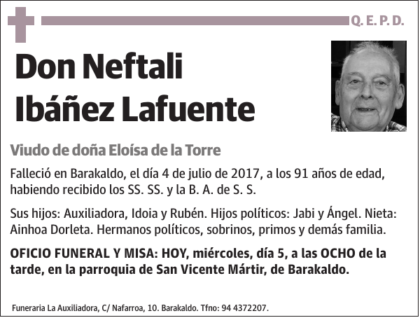 Neftali Ibáñez Lafuente