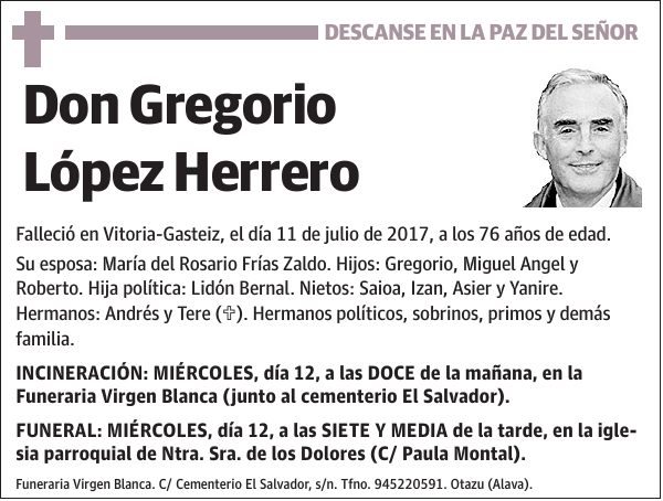 Gregorio López Herrero