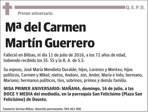 Mª del Carmen Martín Guerrero