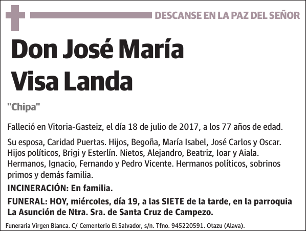 José María Visa Landa