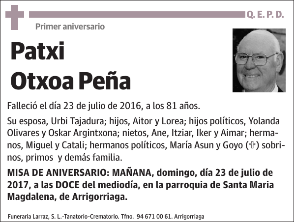 Patxi Otxoa Peña