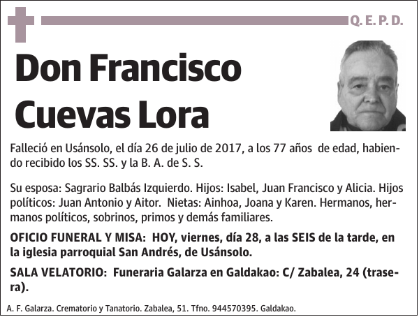 Francisco Cuevas Lora