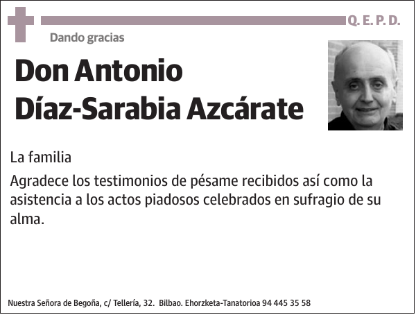 Antonio Díaz-Sarabia Azcárate