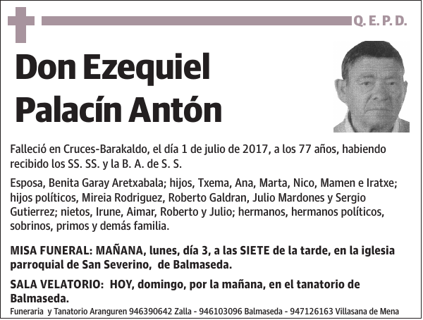 Ezequiel Palacín Antón