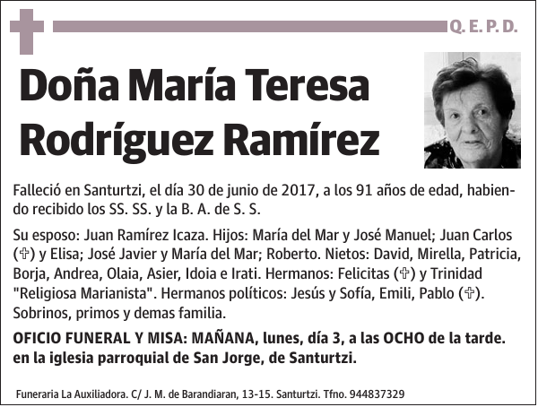 María Teresa Rodríguez Ramírez