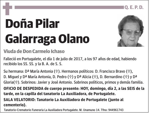 Pilar Galarraga Olano