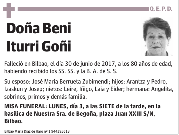 Beni Iturri Goñi