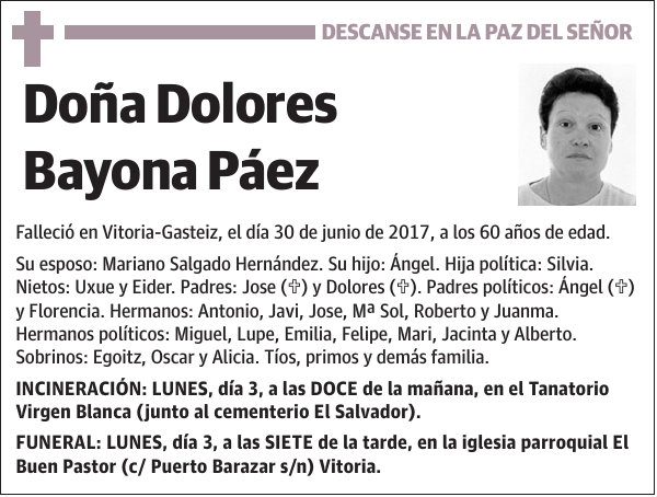 Dolores Bayona Páez