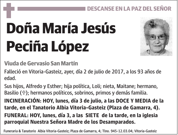 María Jesús Peciña López